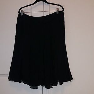 Black sexy mini skirt lace & gossamer flutters!